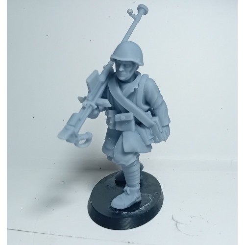 1/32 Greek Soldier with Machine Gun WWII